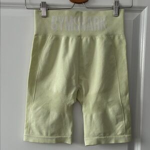 Gymshark Size M Flex Cycling Shorts - Light Green